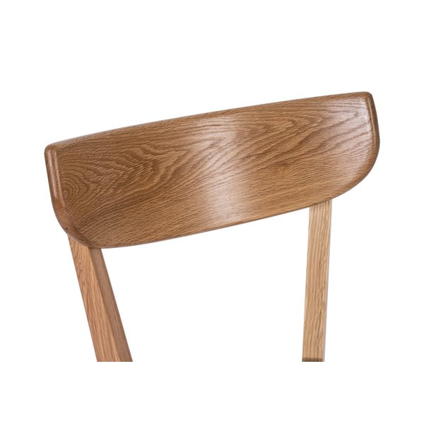 Jedálenská stolička z dubového dreva s čiernym sedákom Arch - Bonami Essentials-image-4