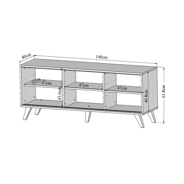 Biela komoda TemaHome Prism-image-3