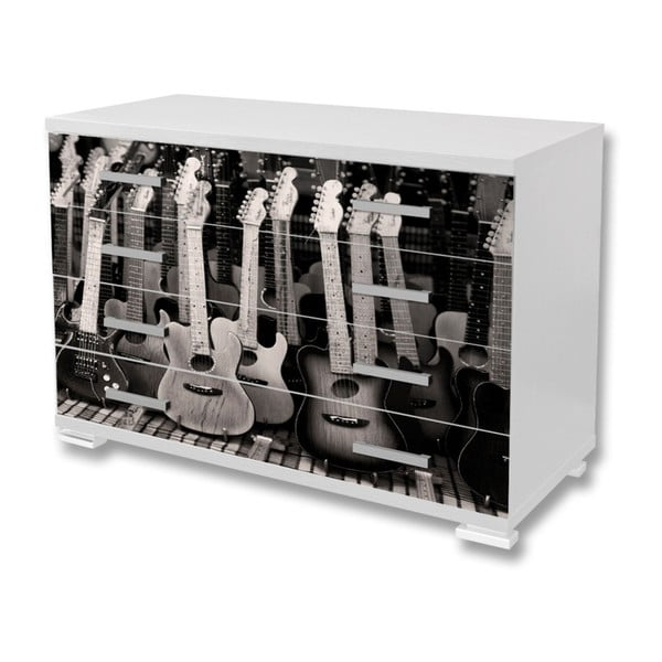 Nalepovacia tapeta na nábytok Dimex Gitary, 125 x 85 cm
