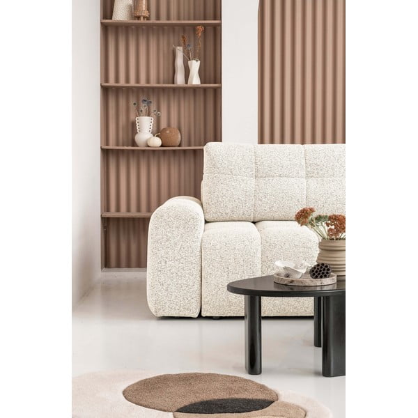 Krémová rozkladacia modulárna rohová pohovka s úložným priestorom (pravý roh) Lulu – Miuform-image-4