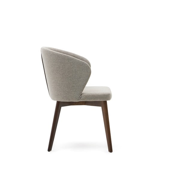 Béžové čalúnené jedálenské kreslo Darice – Kave Home-image-2