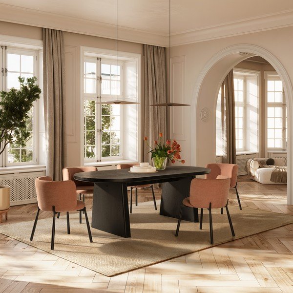 Jedálenský stôl v dekore jaseňa 100x200 cm Blair – MOME-image-1