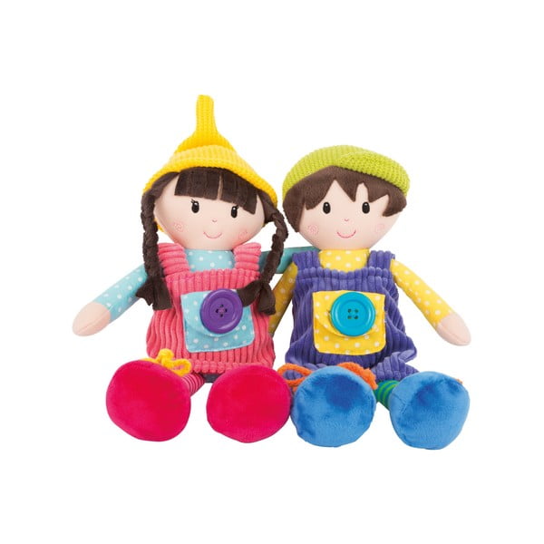 Sada 2 detských handrových bábik Legler Noah & Emma