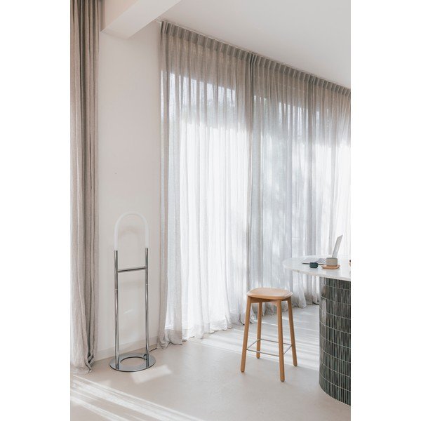 LED stojacia lampa so stmievačom v striebornej farbe (výška  135 cm) Arch – Zuiver-image-2