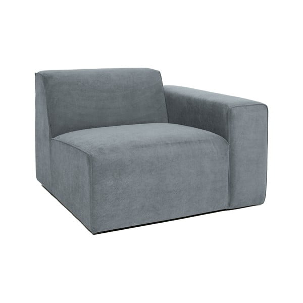 Sivý menčestrový modul pohovky (pravý roh) Sting – Scandic-image-1