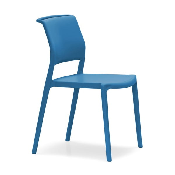 Modrá stolička Pedrali Ara