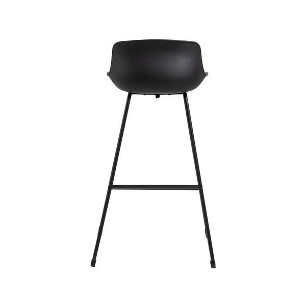 Čierna barová stolička (výška sedadla 76 cm) Tina – Actona-image-3