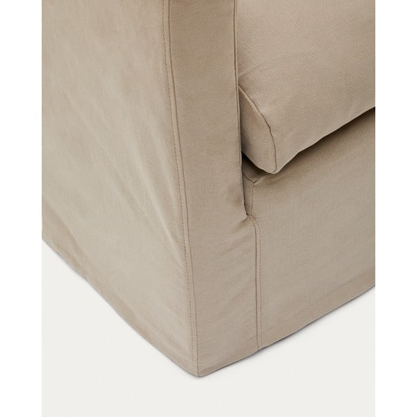 Béžový poťah na kreslo 92 cm Nora – Kave Home-image-3