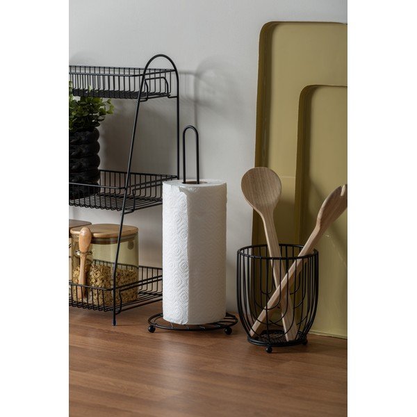 Kovový stojan na kuchynské náčinie Wired – PT LIVING-image-1