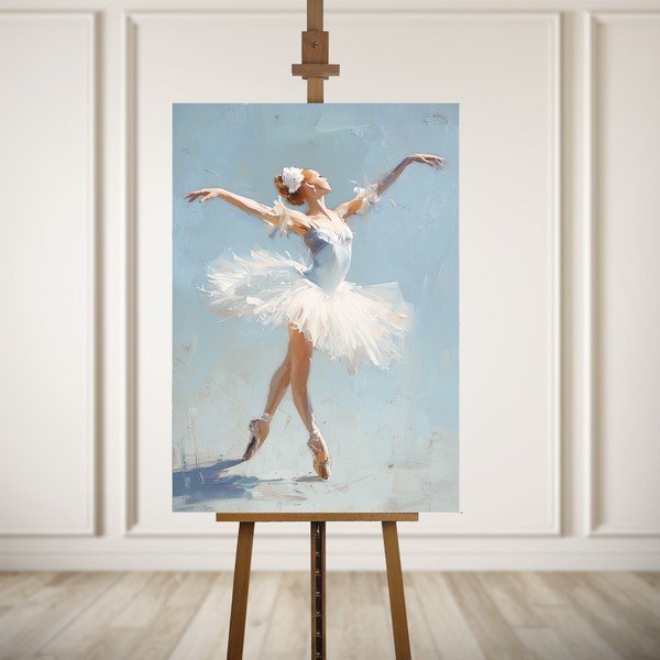 Obraz s ručne maľovanými prvkami 70x100 cm Grace – Styler-image-4