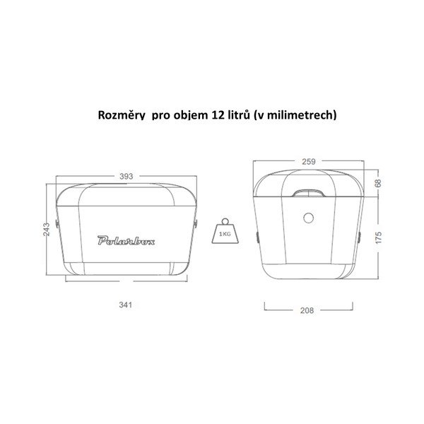 Ružový chladiaci box 12 l Pop – Polarbox-image-4