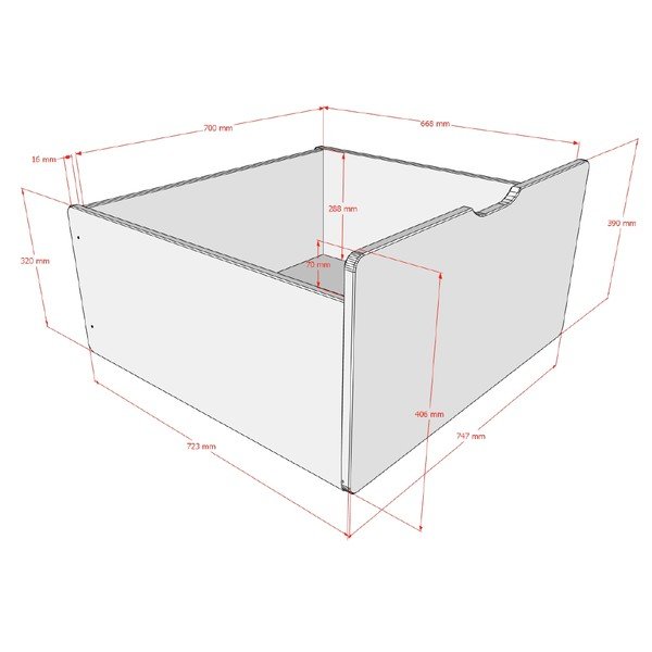Biely doplnok k detskej posteli Primo – Vipack-image-2
