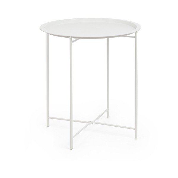 Oceľový okrúhly záhradný stolík ø 46 cm Austin – Bizzotto