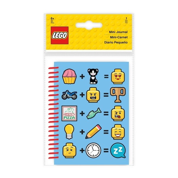 Modrý zápisník A6 LEGO® Iconic