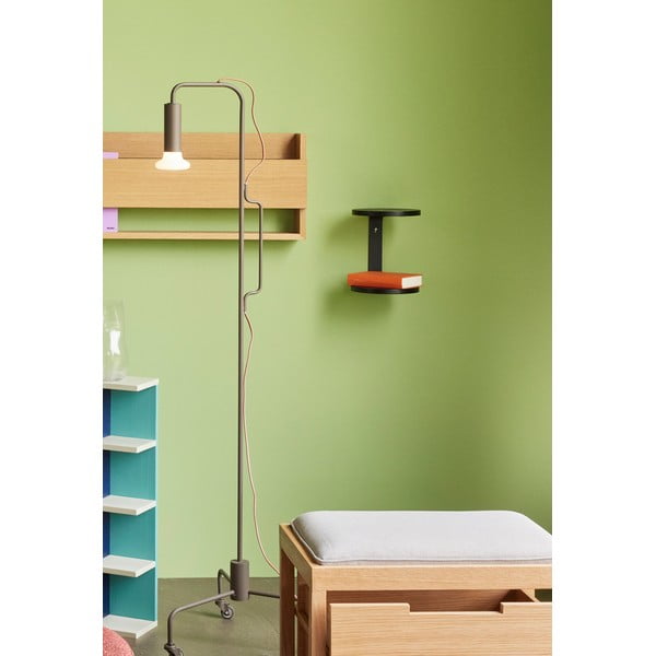 Čierna poschodová polica 25,5 cm Oto – Hübsch-image-1