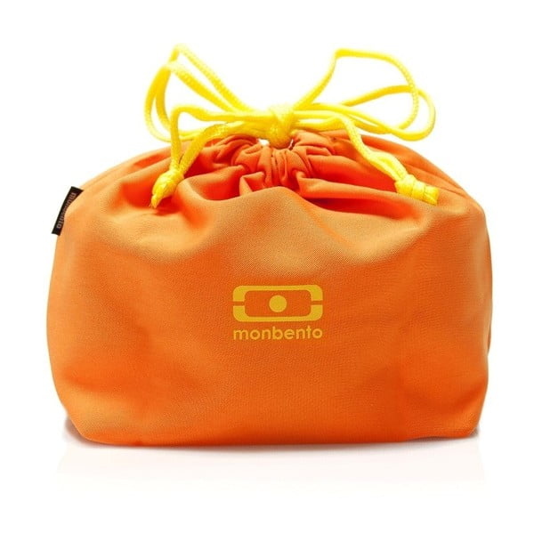 Oranžový obal na obedový box Monbento