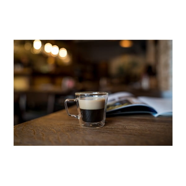 Sklenené hrnčeky v súprave 2 ks na espresso/dvojstenné 80 ml Diva – Vialli Design-image-4
