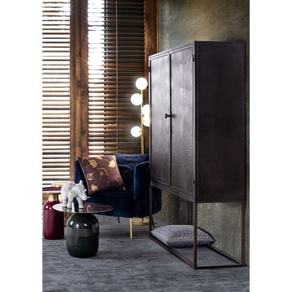 Stojacia lampa v zlatej farbe so skleneným tienidlom (výška  156,5 cm) Balls – Bizzotto-image-2