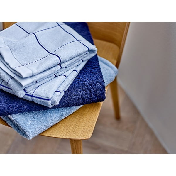 Tmavomodrý froté bavlnený uterák 50x100 cm Comfort – Södahl-image-2