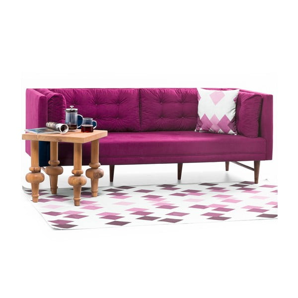 Ružová trojmiestna pohovka Balcab Home Eva-image-3