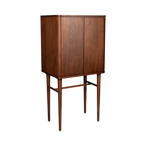 Hnedá skrinka v dekore orecha s posuvnými dverami 62x125x45 cm Morrison – Dutchbone-image-2