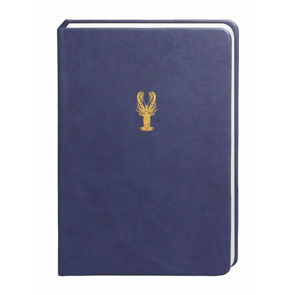 Tmavomodrý zápisník Portico Designs, 300 strán