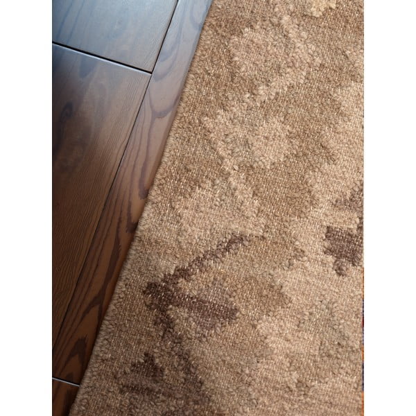 Svetlomodrý/béžový obojstranný ručne tkaný vlnený koberec 160x230 cm Kamal Dune – Nouristan-image-4