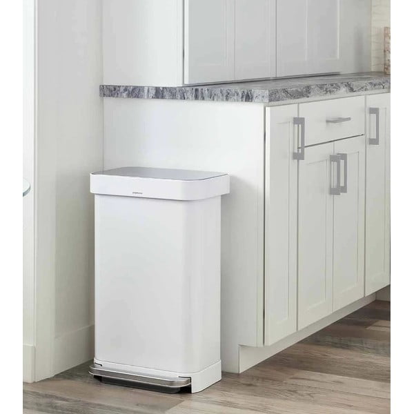 Pedálový oceľový odpadkový kôš 45 l - simplehuman-image-1
