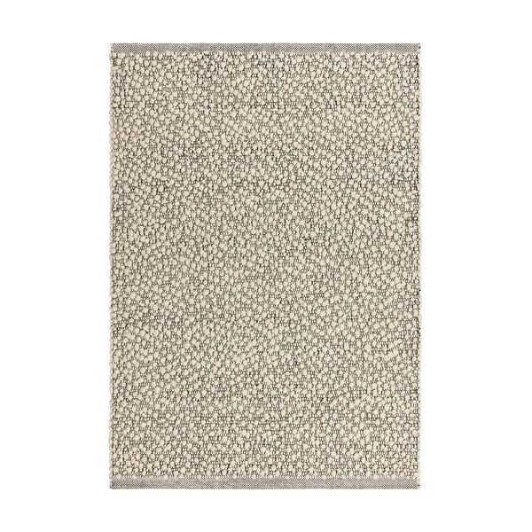 Sivý ručne tkaný koberec s prímesou vlny 160x230 cm Claude – MADE