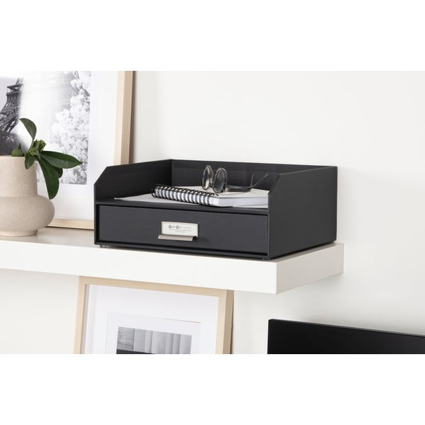 Kartónový organizér na dokumenty so zásuvkou Walter – Bigso Box of Sweden-image-1