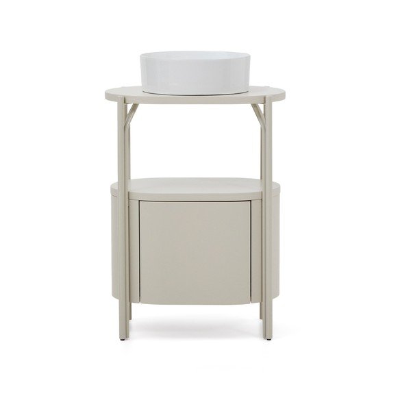 Biela skrinka pod umývadlo 60x81 cm Arely – Kave Home-image-3