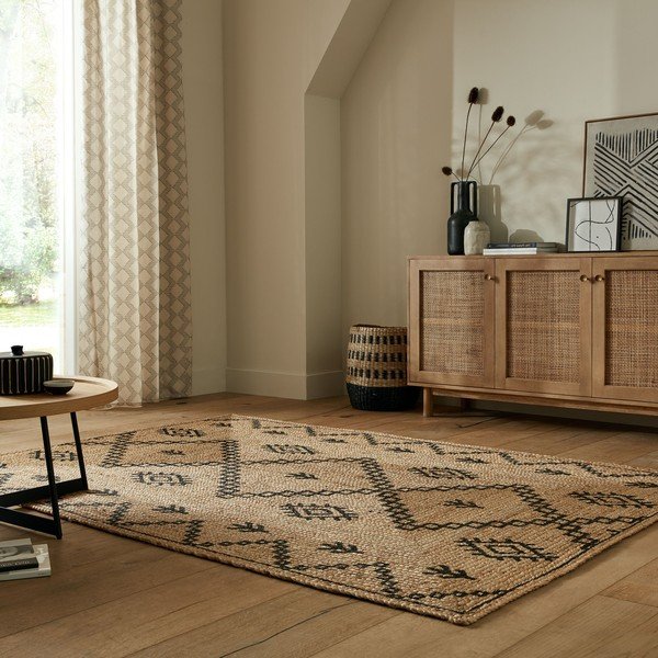 Jutový koberec v prírodnej farbe 120x170 cm Rowen – Flair Rugs-image-1