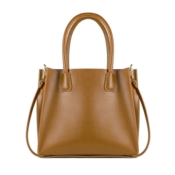 Hnedá kožená kabelka Maison Bag Agata