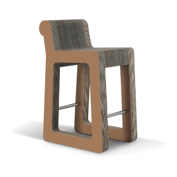 Barová kartónová stolička Knob Stool