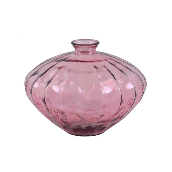 Ružová váza z recyklovaného skla Ego Dekor Etnico, 14 l