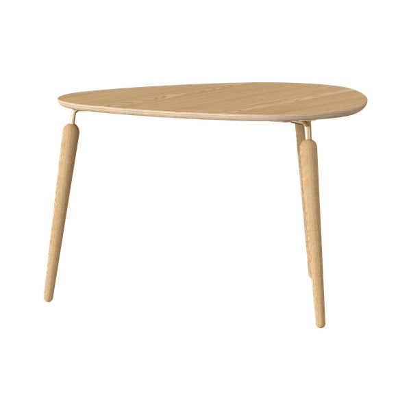 Konferenčný stolík v prírodnej farbe ø 80 cm Hang Out – UMAGE-image-3