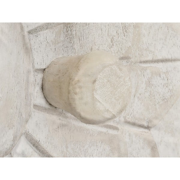 Krémová šatníková skriňa z mangového dreva 180x40 cm Kalhana – Støraa-image-2