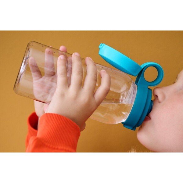 Plastová detská fľaša v mentolovej farbe 600 ml Campus – Mepal-image-1