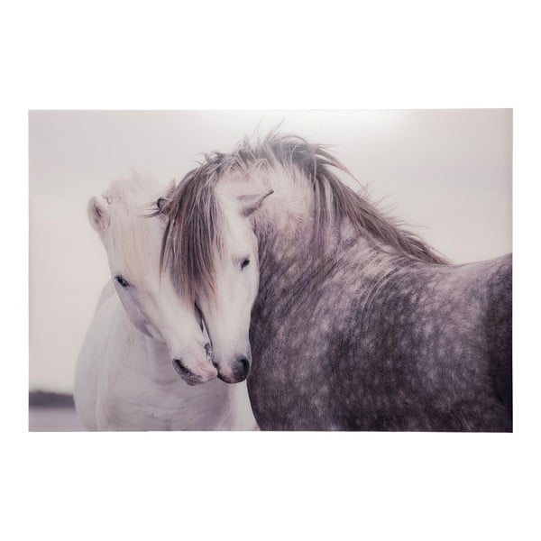 Sklenený obraz Horses, 80x120 cm