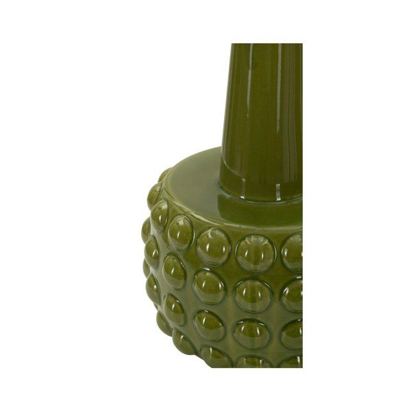 Biela/zelená keramická stolová lampa s textilným tienidlom (výška  51,5 cm) Gress – Mauro Ferretti-image-3