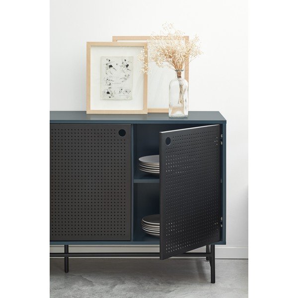 Čierno-modrá komoda Teulat Punto, šírka 150 cm-image-4