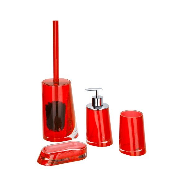 Červená podložka pod mydlo Wenko Paradise Red-image-2