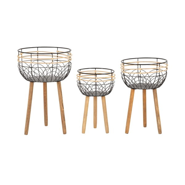 Kovové stojany na kvety 3 ks Oporto - Mauro Ferretti-image-2