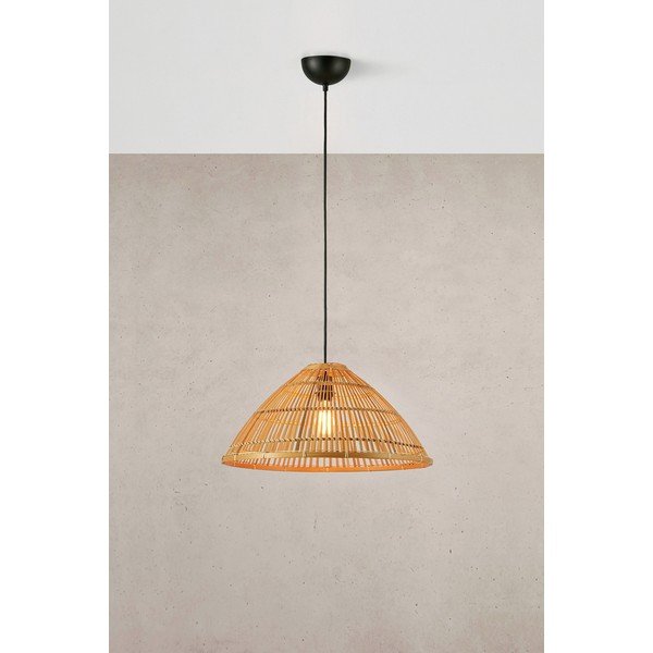 Závesné svietidlo v prírodnej farbe s bambusovým tienidlom ø 58 cm Capello – Markslöjd-image-1
