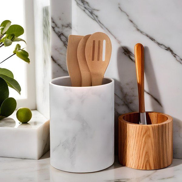 Stojan na kuchynské náčinie z nehrdzavejúcej ocele Easton – Premier Housewares-image-1