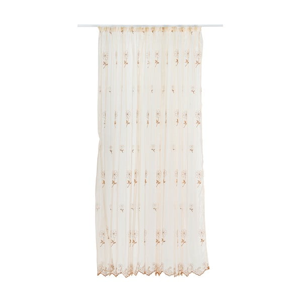 Béžová záclona 140x245 cm Edith – Mendola Fabrics