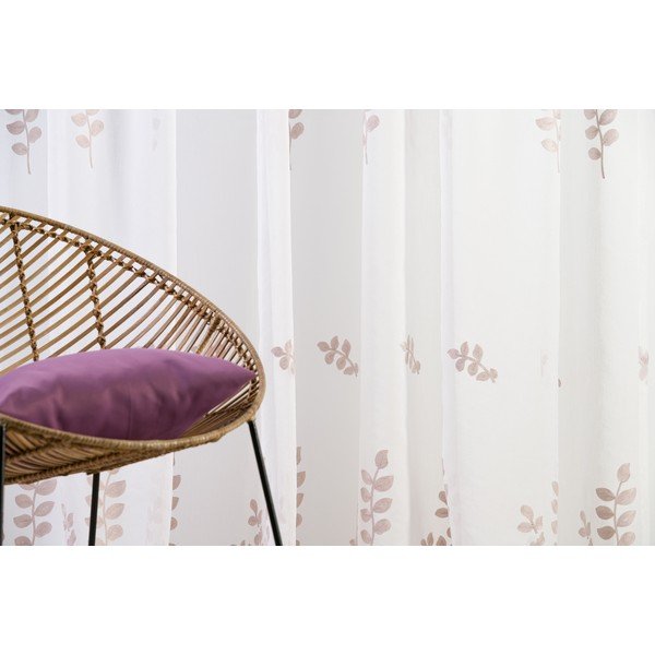 Biela záclona 300x245 cm Melissa – Mendola Fabrics-image-2