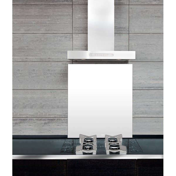 Biely sklenený kryt na stenu pri sporáku Wenko, 70 × 60 cm-image-3