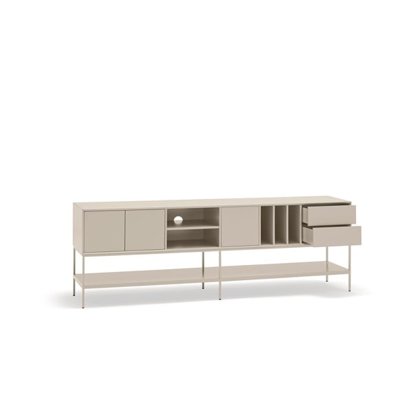 Krémový TV stolík 220x74x45 cm Platt – Teulat-image-3