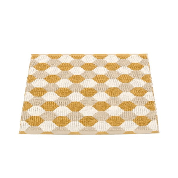 Okrovožltý vnútorný a vonkajší koberec 60x70 cm Dana Ochre – Pappelina